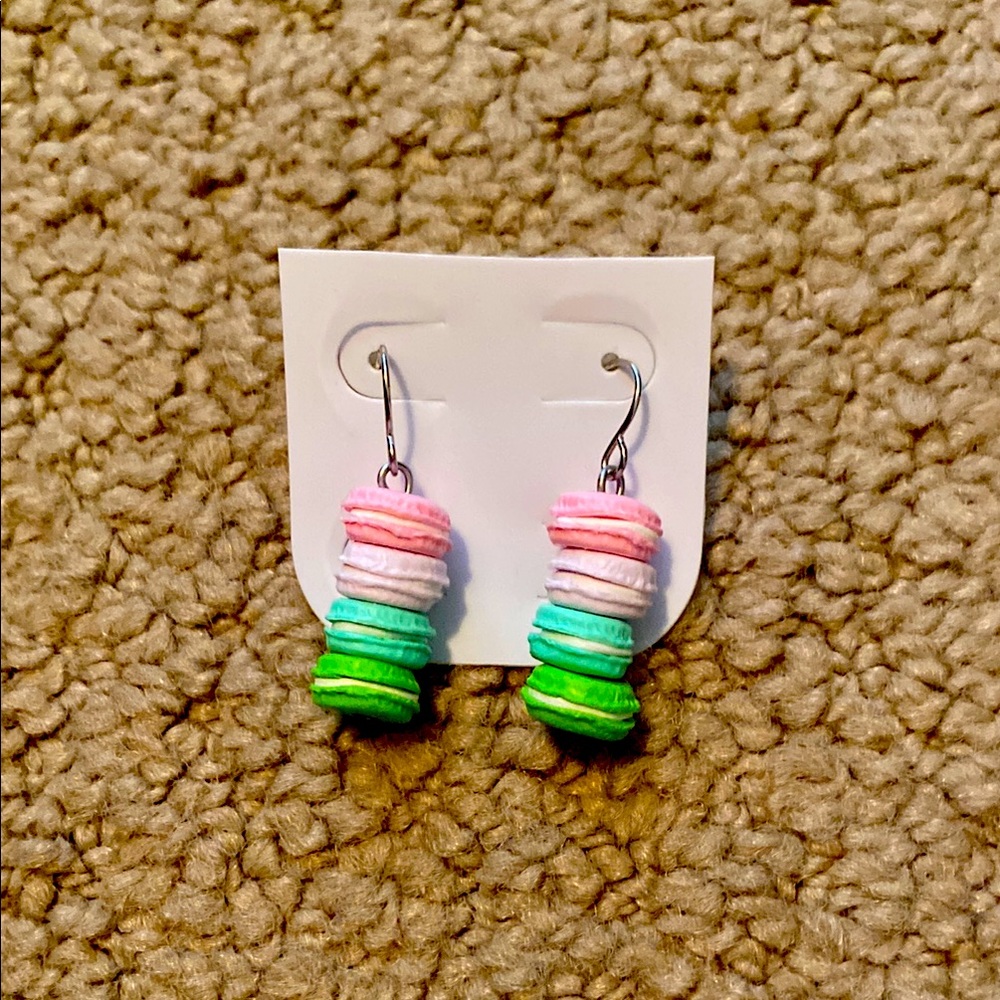 Colorful Macarons stacks Earrings